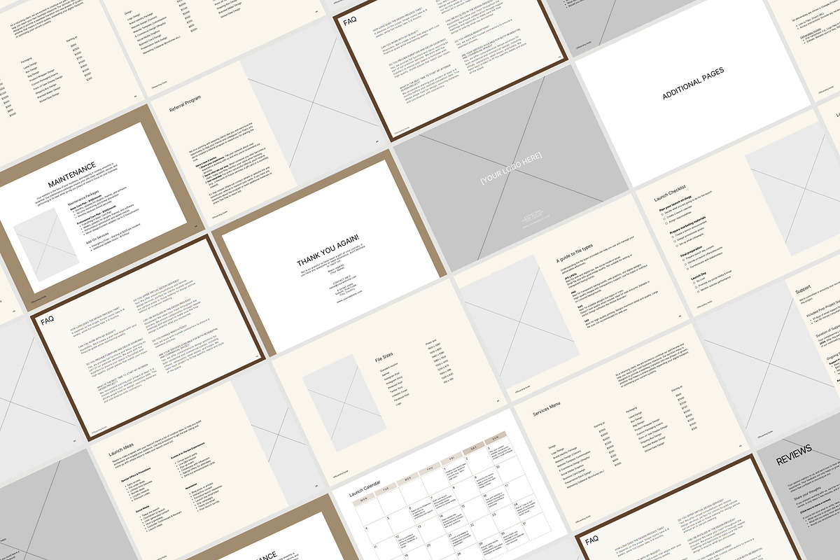 Minimalist Offboarding Guide, a Brochure Template by Gem Media (Photo 8 of 8)