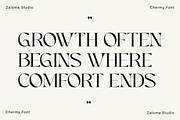 Chermy, a Serif Font by Zaloma Studio (Thumbnail 6 of 17)