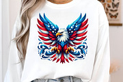 American Patriotic Eagle 4th of July, an Illustration by Designworld (Thumbnail 2 of 7)