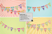 Party Flags / Bunting Mockup, a Product Mockup by INCDesign (Thumbnail 2 of 7)