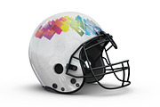 Football Helmet Mock-up, a Mask Mockup by PixelMockup (Thumbnail 8 of 9)