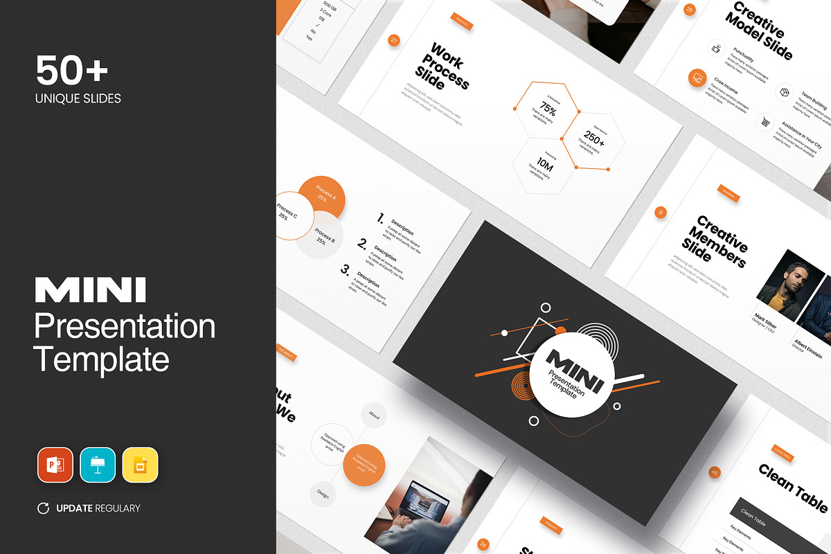 MINI - Presentation Template, a Presentation Template by SlideStock (Photo 1 of 11)