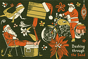 Vintage Christmas Collection: 3-in-1, a Blackletter Font by Bruised Goods (Thumbnail 12 of 18)