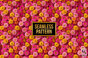 Pink Summer Lantana Flowers Pattern, a Pattern Graphic by Creative Store (Thumbnail 4 of 5)
