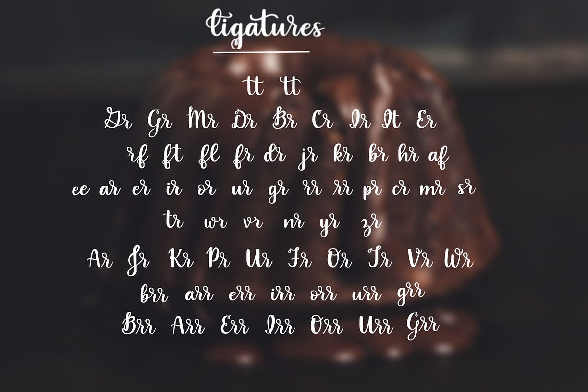 Indulgence - Script Font, a Script Font by Stacy's Digital Designs (Photo 3 of 6)