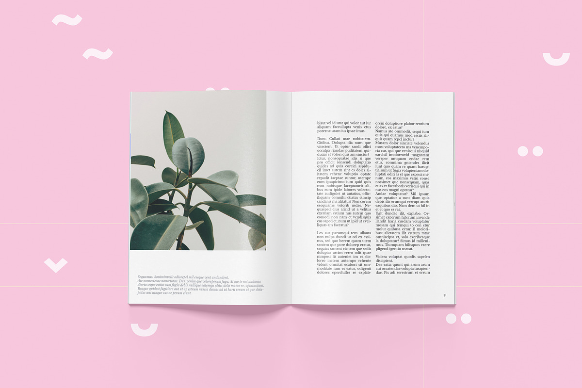 Core - Letter size Magazine Template, a Magazine Template by Tèrso. (Photo 8 of 10)