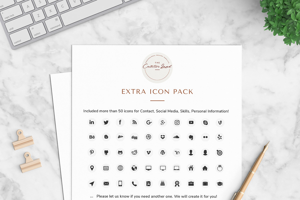 Resume/CV - The Nicole, a Resume Template by CreativeLandStudio (Photo 7 of 9)