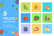Fresh Fruit Sliced v1, an Illustration by Brandearth RRGraph (Thumbnail 1 of 6)
