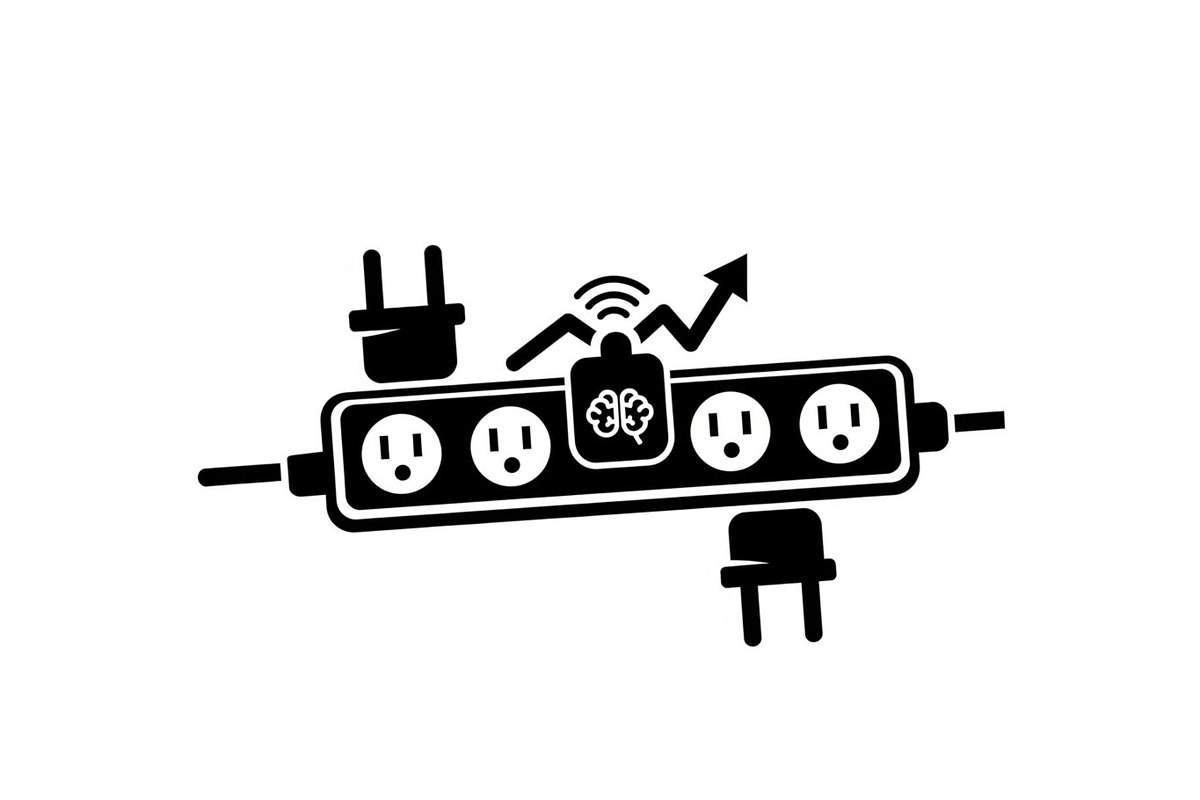 Smart WiFi Power Strip Icon Set, a Graphic by musafir_fashion (Photo 6 of 12)