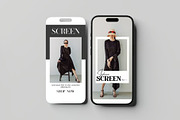 iPhone Screen Mockup, an iPhone Mockup by Se٧enStudio (Thumbnail 2 of 5)