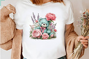 Baby in Bloom Clipart, a Seasonal Illustration by CreationArt (Thumbnail 6 of 7)