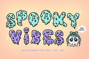 Spooky Vibes Handwritten Font