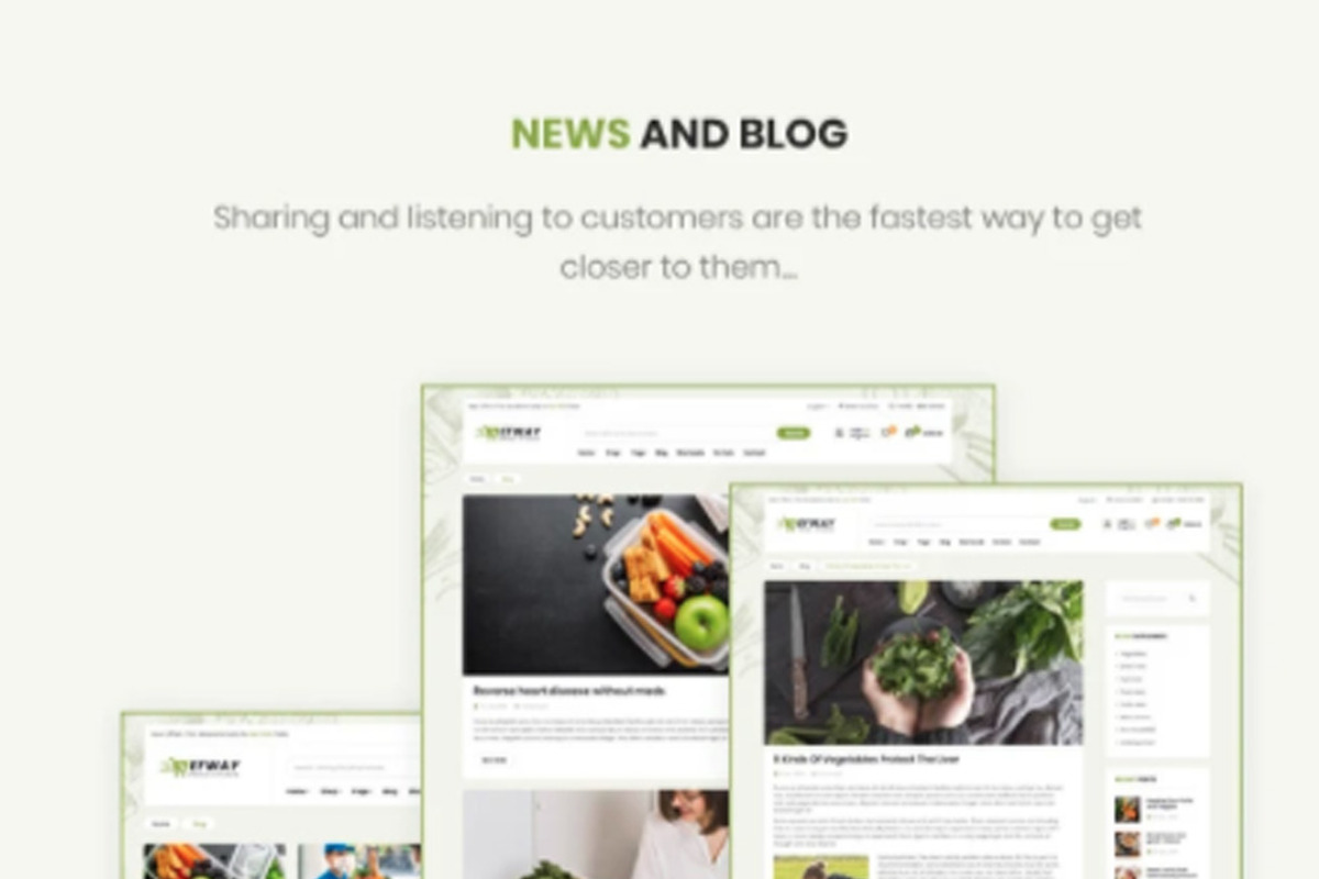 Leo Efway - Organic Fresh Food Mart, a Websites & App Template by apollotheme (Photo 3 of 14)