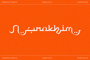 Nurokhim – Arabic Style Font, a Script Font by Prioritype Co