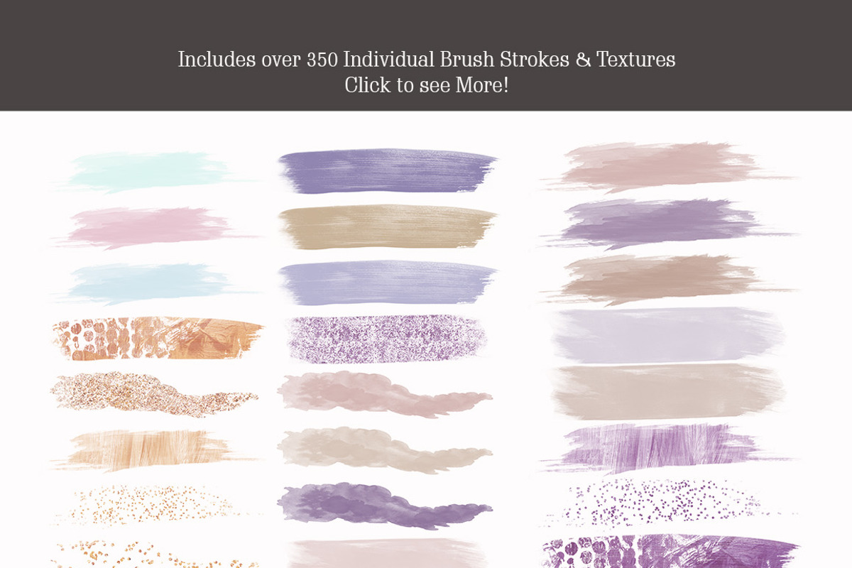 Watercolor Brush Stroke Layering Set, a Texture Graphic by ClipartBrat Graphics (Photo 3 of 6)