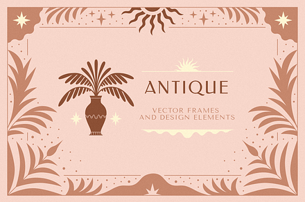Antique - vector frames and elements