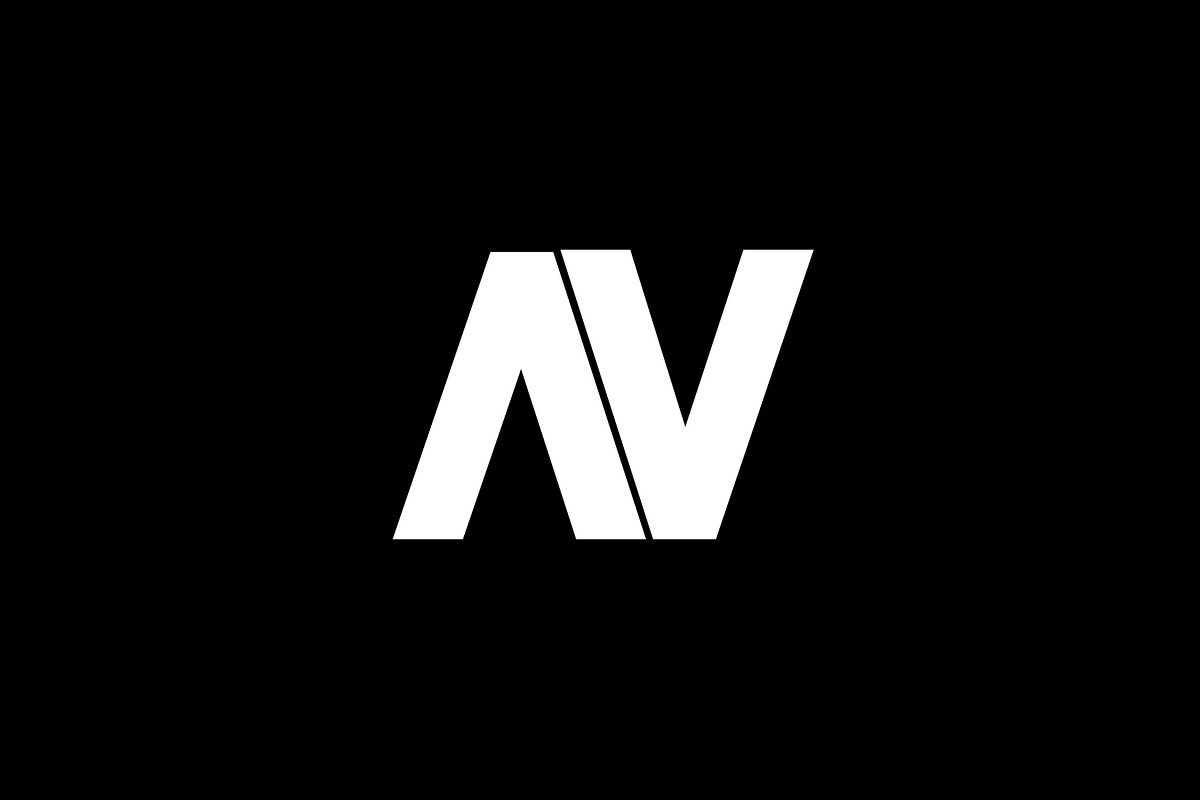 AV or VA letter logo. Unique attract, a Branding & Logo Template by OmerStudio