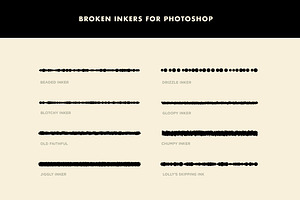 Broken Inkers For Adobe Photoshop