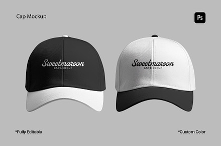 Cap Mockup, a Hat Mockup by sweetmaroon.studio
