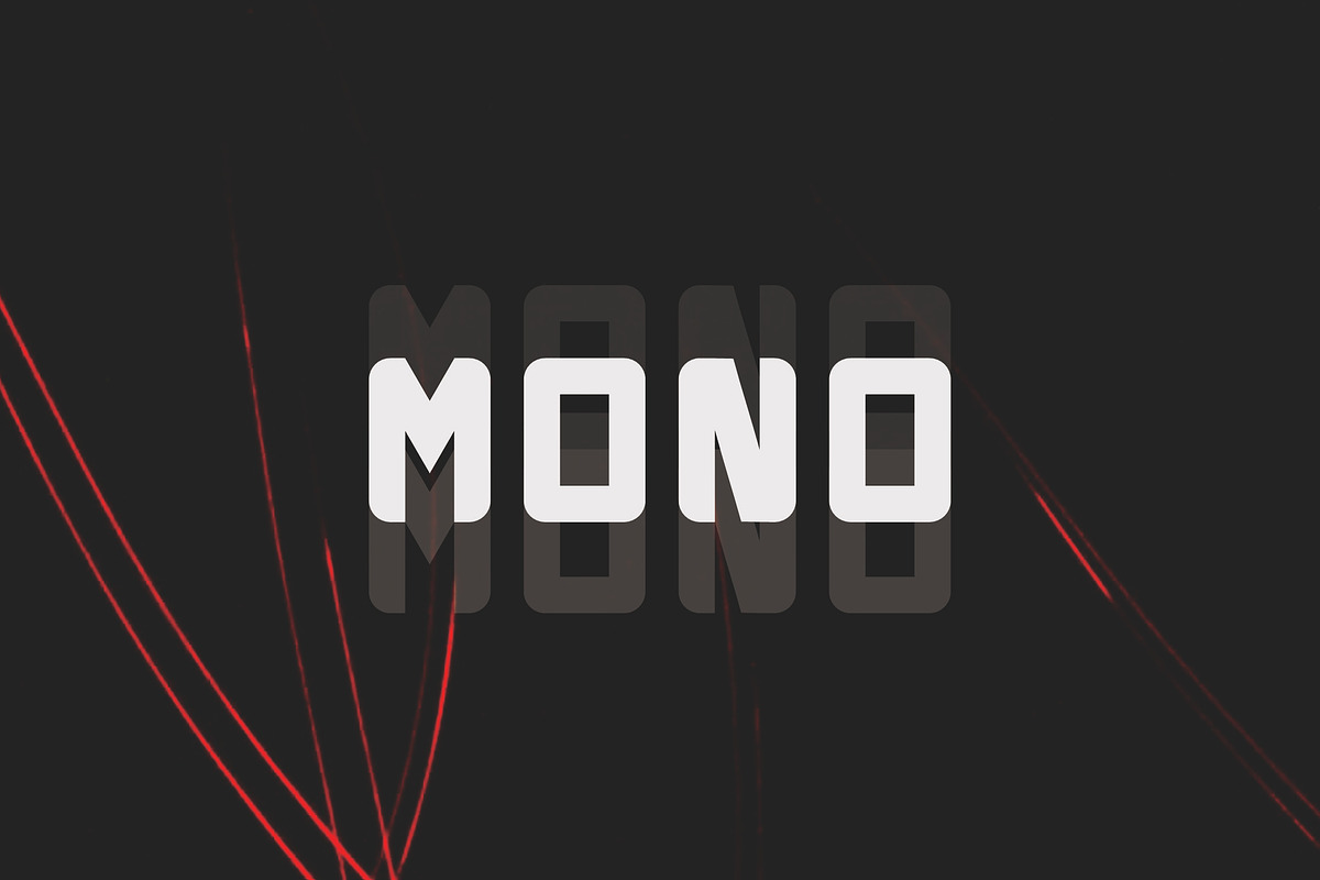 mono, a Sans Serif Font by riotama85 (Photo 2 of 5)