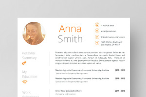 Resume Template 4 Page No.1