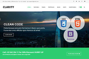 Clarity - Business Template