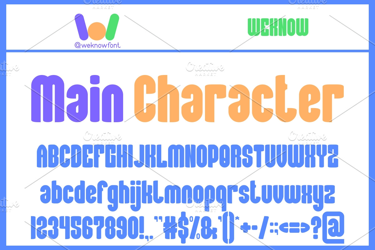 Cartoon Animation font, a Font by weknow (Photo 5 of 5)