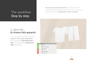 Kids Pyjama 5x Mock-ups, a Shirt Mockup by Mocca Mockups Store (Thumbnail 4 of 6)