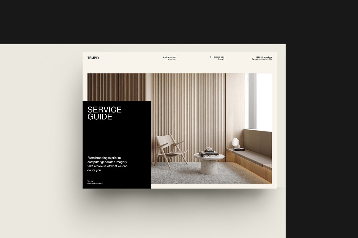 Neue Services Guide, a Brochure Template by T E M P L Y (Photo 2 of 13)