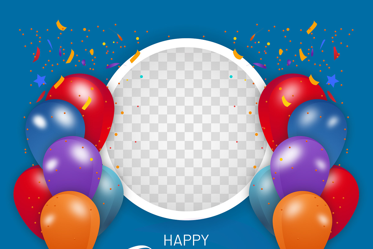 Happy birthday text style, a Graphic by Sashamim22 (Photo 3 of 3)