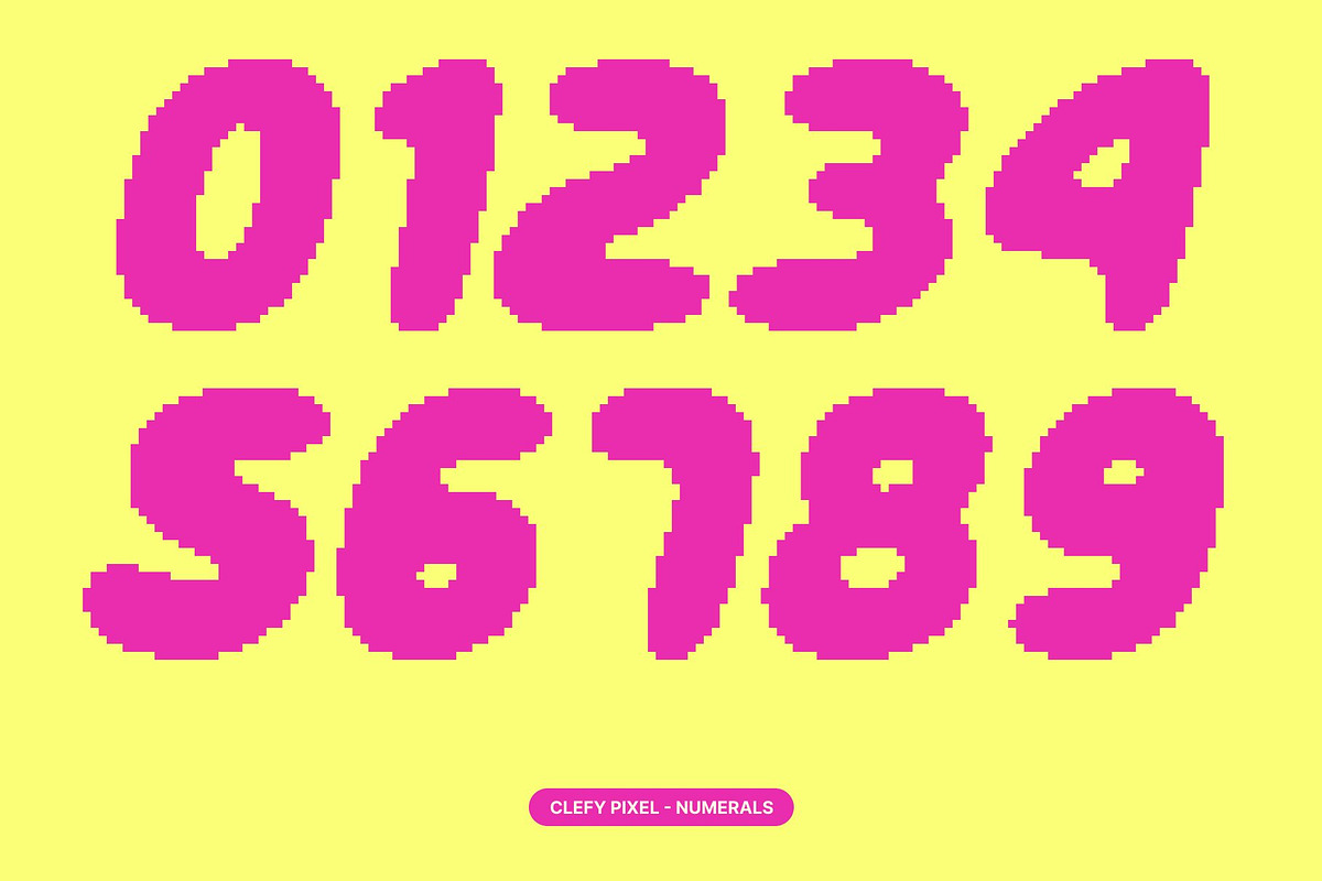 Clefy Pixel, a Sans Serif Font by Craft Supply Co. (Photo 4 of 8)