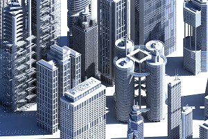 3D Generic Skyscrapers