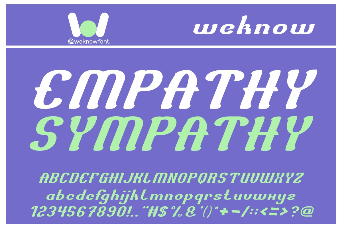 Transfer Honest font, a Font by weknow (Photo 4 of 5)