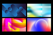 Abstract Backgrounds Graphics Set, a Background Graphic by Finevector (Thumbnail 5 of 11)