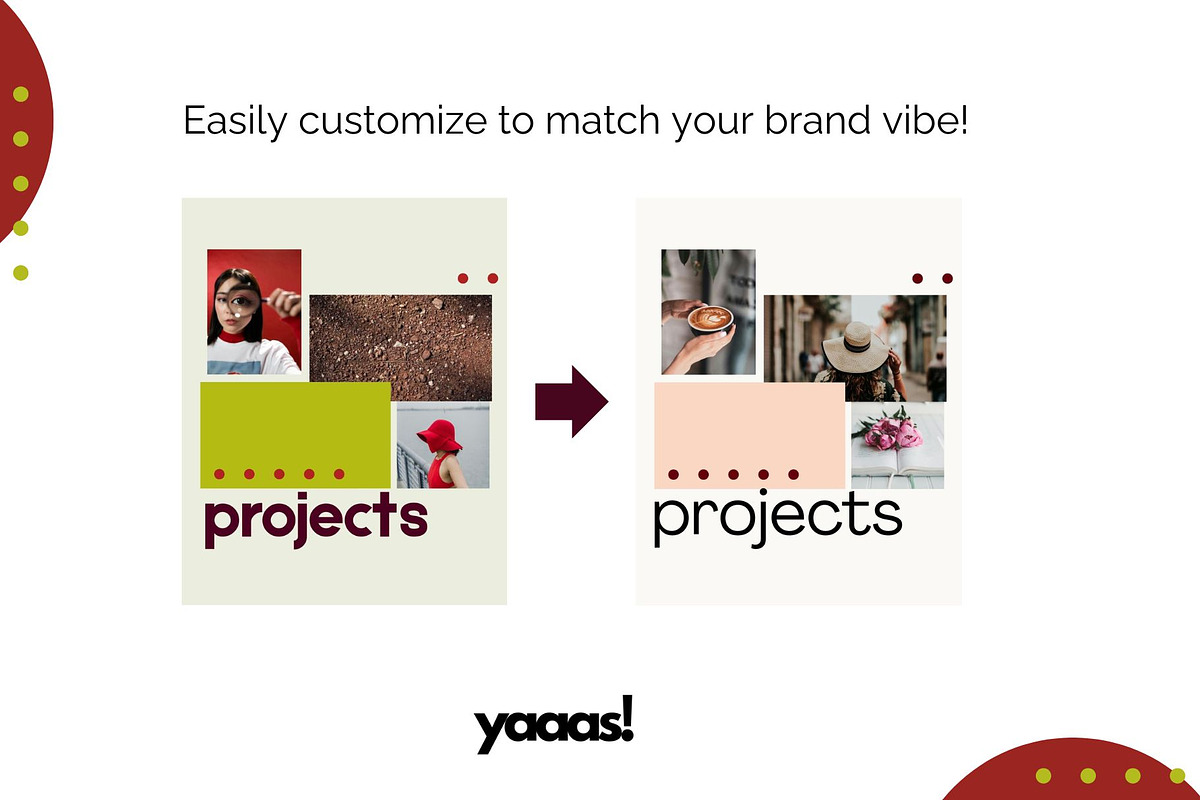Bold Red Instagram Template Kit, a Social Media Template by Yaaas Design (Photo 9 of 12)