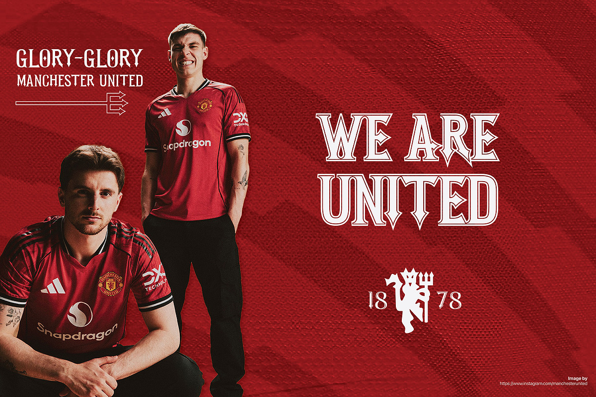 Ala Manchester United 2025 2026 Kit, a Serif Font by Iwanistic (Photo 12 of 15)