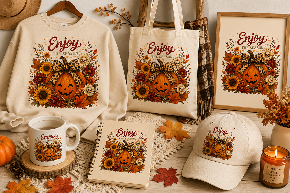 Retro Flowers Halloween Png Bundle, an Object Graphic by Daisy Design (Photo 18 of 21)