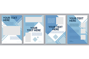 Blue Geometric Corporate Brochure