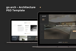 go.arch - Architecture PSD Template