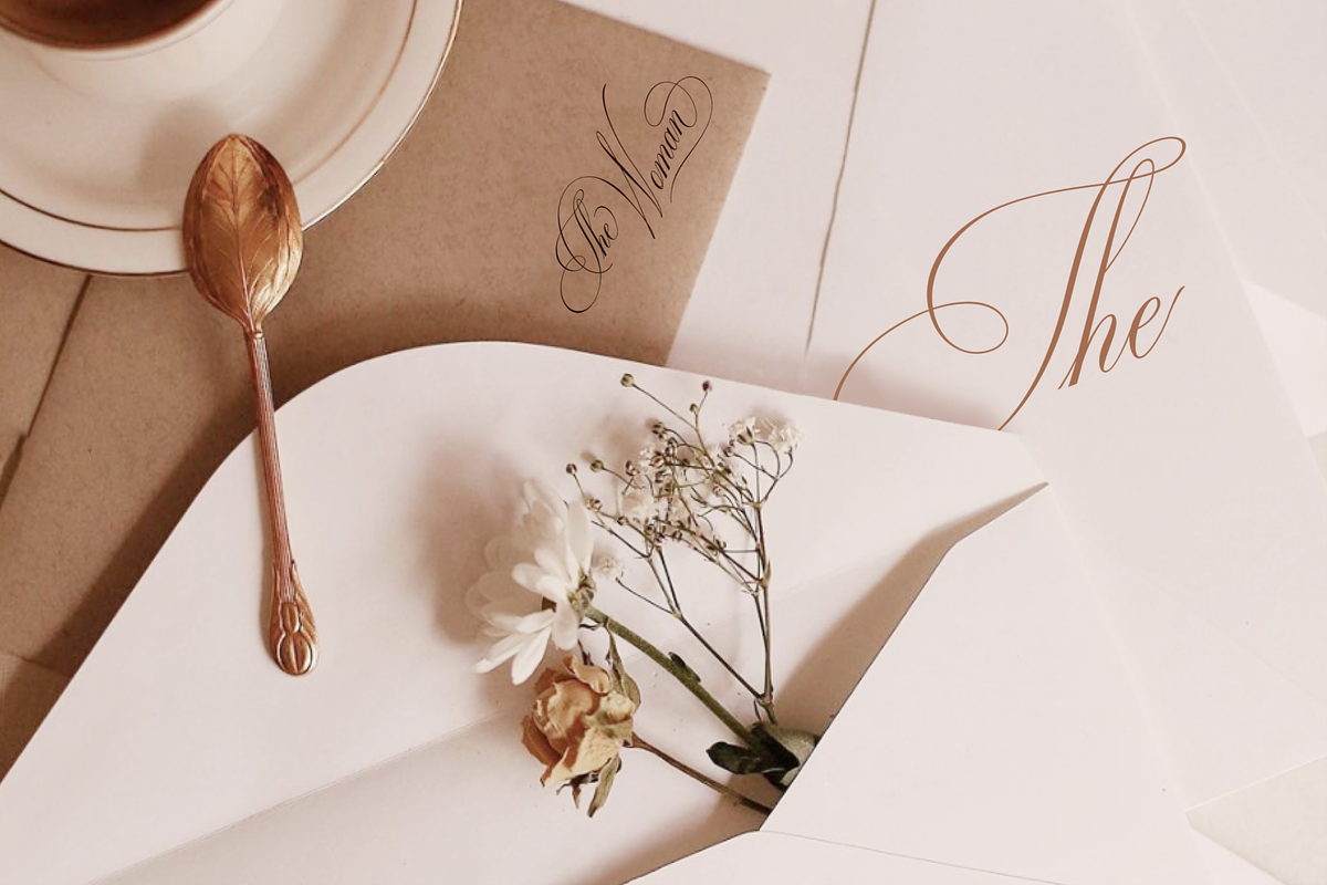 Ecatherina - legendary script, a Script Font by Blessed Print (Photo 17 of 42)