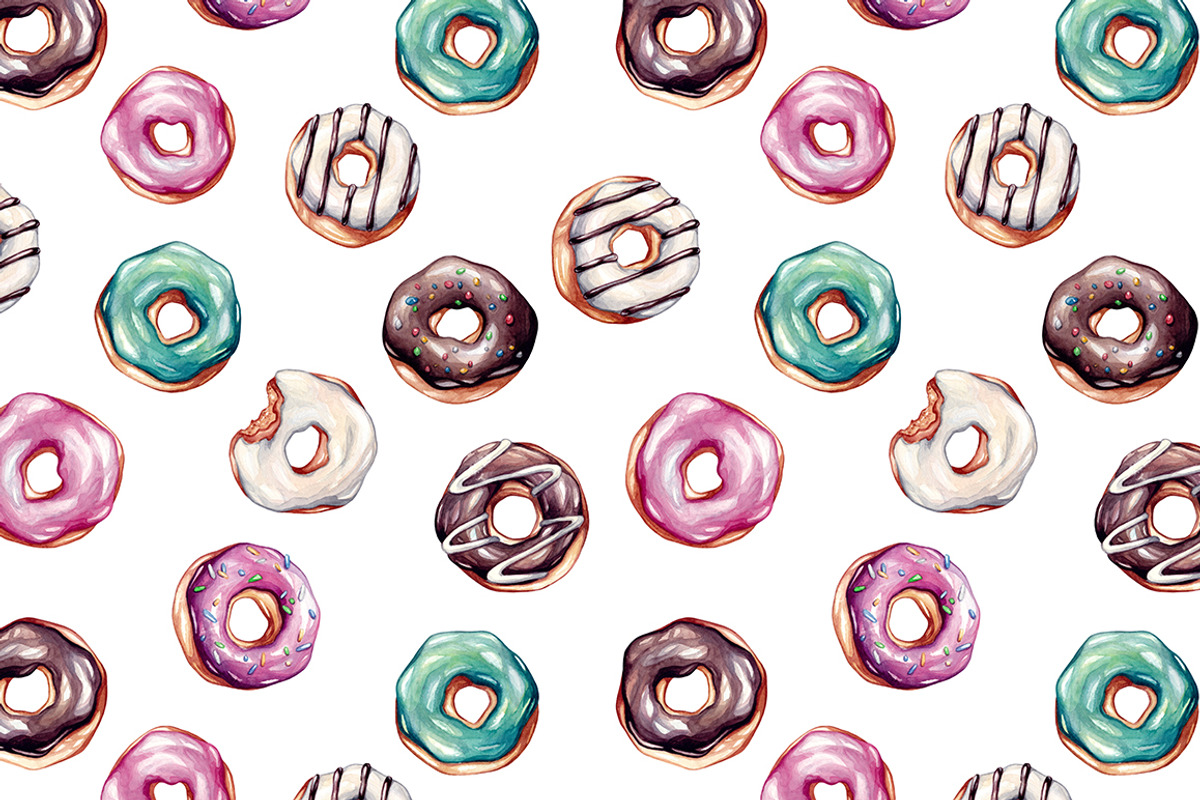 Sweet Dreams. Watercolor Sweets, a Food Illustration by Olga Olmix (Photo 7 of 12)