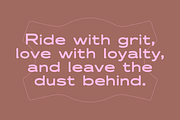 SUNSET RANCH Western Sans Font, a Sans Serif Font by Blush Font Co. (Thumbnail 2 of 5)