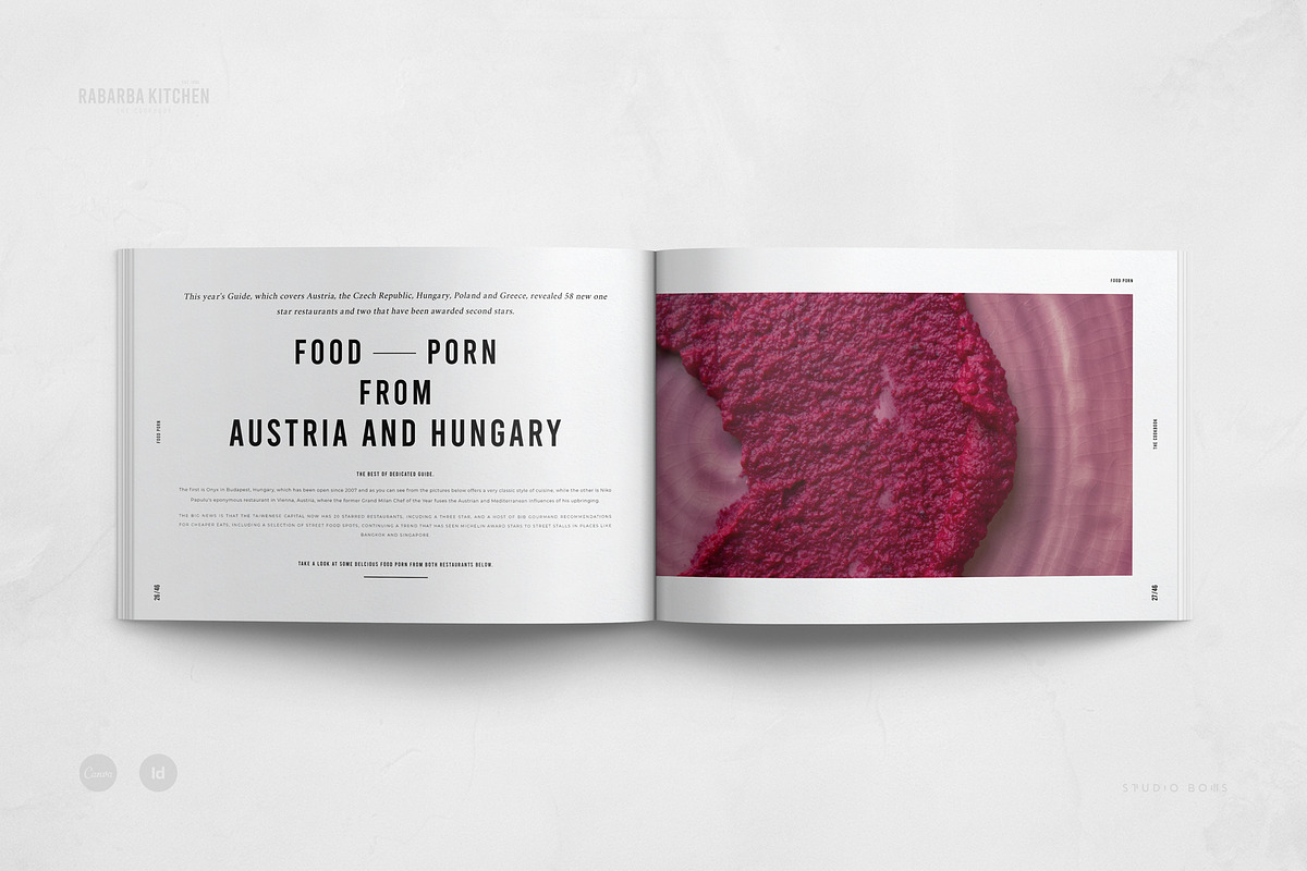 Canva Cookbook | Recipe Book, a Brochure Template by Studio Bons (Photo 16 of 27)