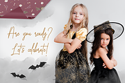 Halloween Bats watercolor clip art, an Illustration by Nastya Brekhova (Thumbnail 14 of 14)
