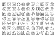Passport Stamps Icons Pack, an Icon by Vector Portal (Thumbnail 4 of 5)