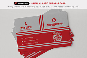 2 In 1 Classic Business Card V08