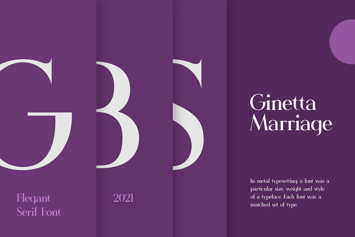 Ginetta Marriage Serif Font, a Serif Font by UICreative (Photo 3 of 6)