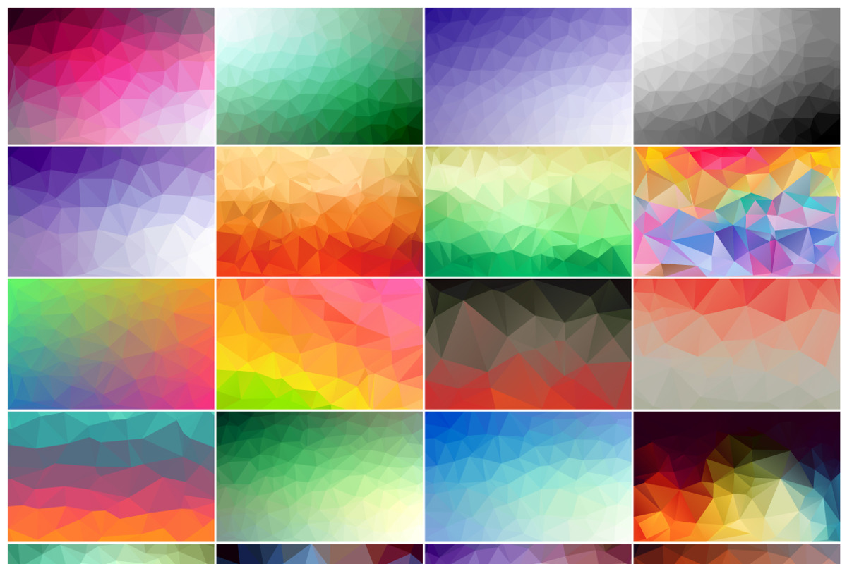 Polygons Galore 4, a Texture Illustration by kloroform