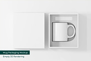 Mug Box Packaging Mockup, a Packaging Mockup by mrfauzi (Thumbnail 2 of 2)