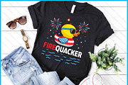 4th Of July Duck Firequacker, a Graphic by Creativeusart (Thumbnail 1 of 4)